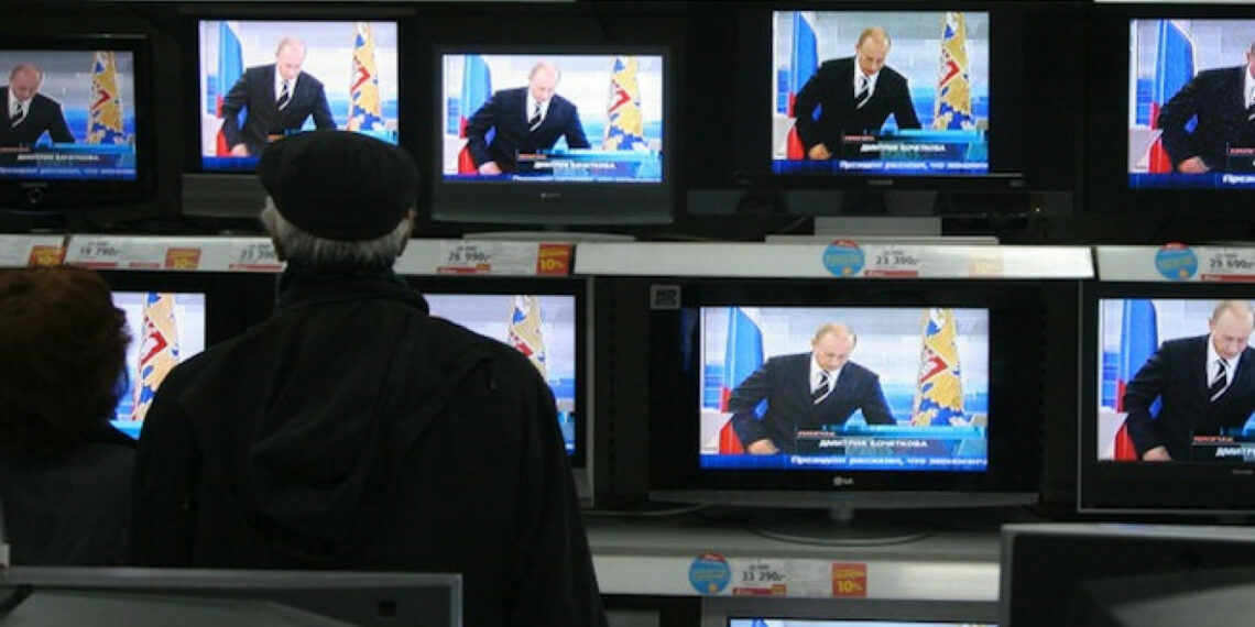 Half of all Russians think television is the most reliable source of information.